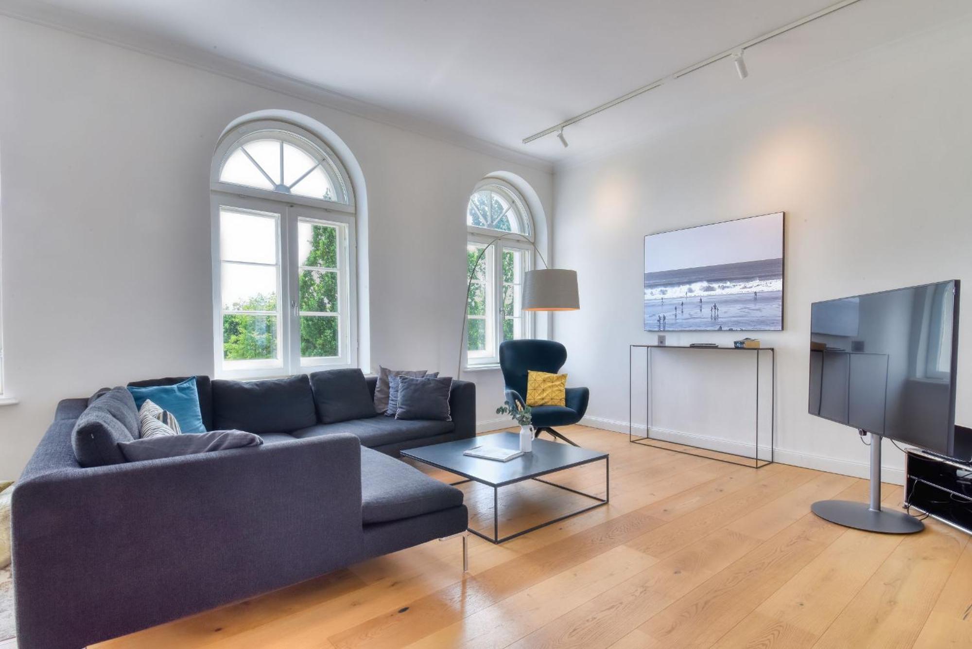 Ferienwohnung Fuerst Malte Loft I Design & Pool Putbus Esterno foto
