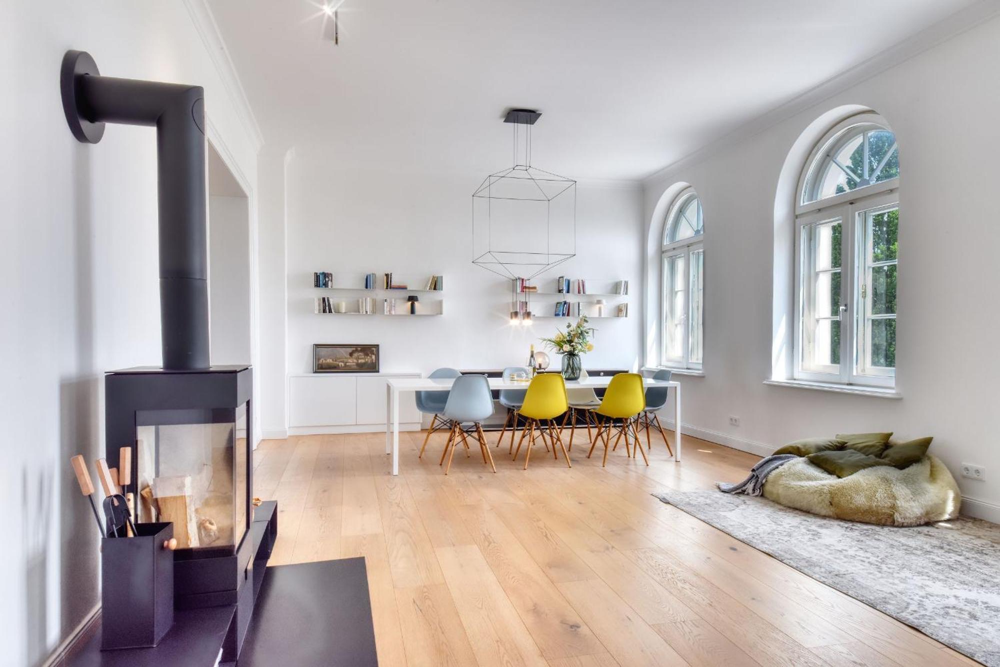 Ferienwohnung Fuerst Malte Loft I Design & Pool Putbus Esterno foto